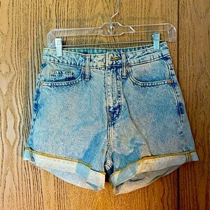 Denim shorts